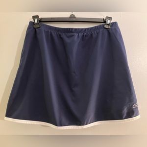 Reebok Navy Tennis Skirt with Short Underneath